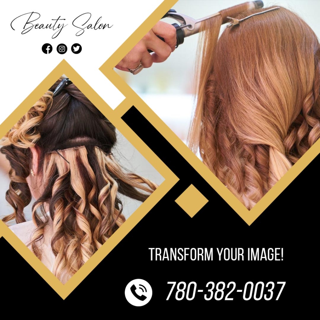 Flyer Post Beauty Salon Dorado