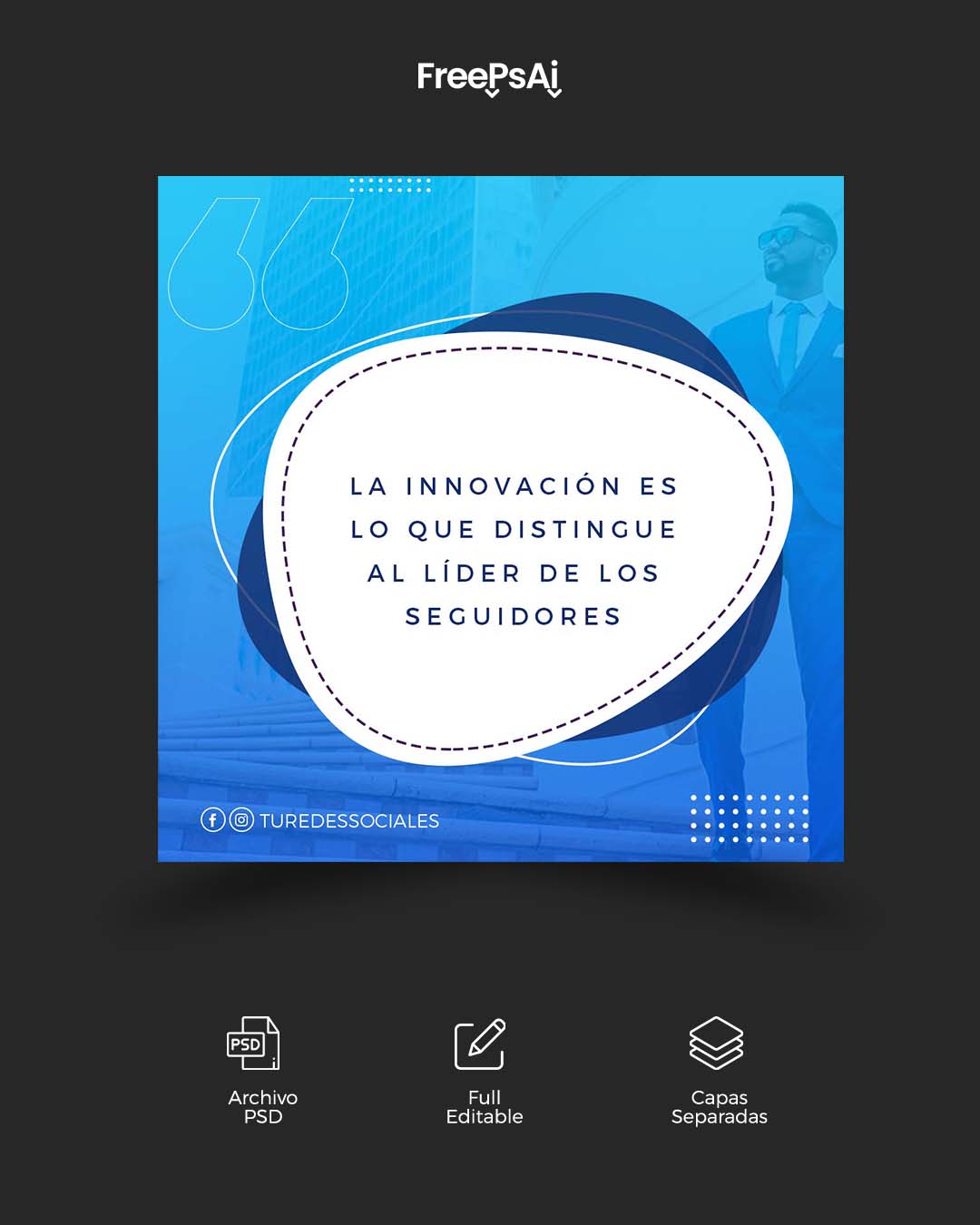 Plantillas para frases motivadoras, versos, versículos, quotes, flyer PSD editable, post instagram