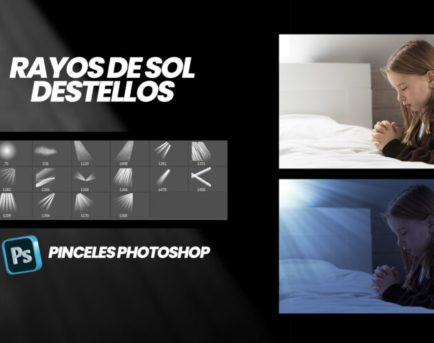 Pincel (Brushes) Rayos de Luz, destellos espirituales para Phortoshop