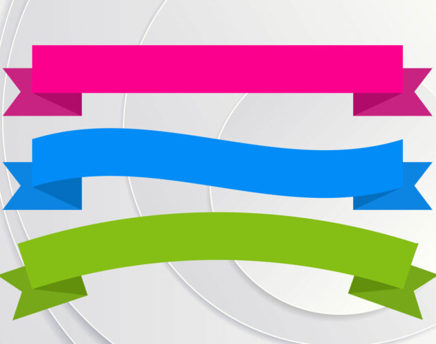 Cintas, Lazoz, Ribbons, Photoshop EDITABLE