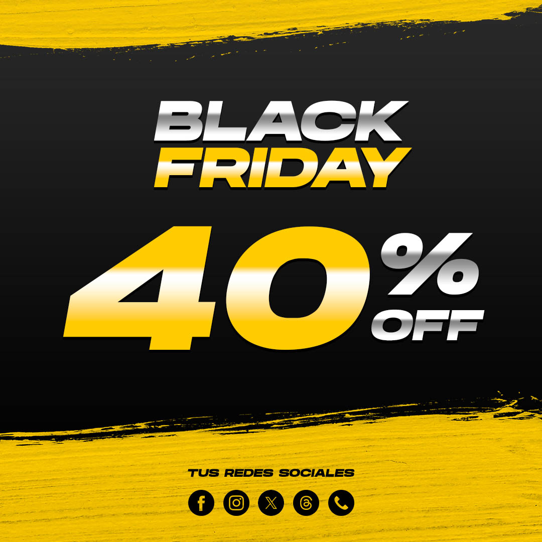 Descarga la Mejor Plantilla PSD Black Friday para Photoshop