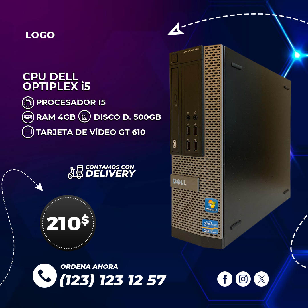 Plantilla Editable Laptop PC