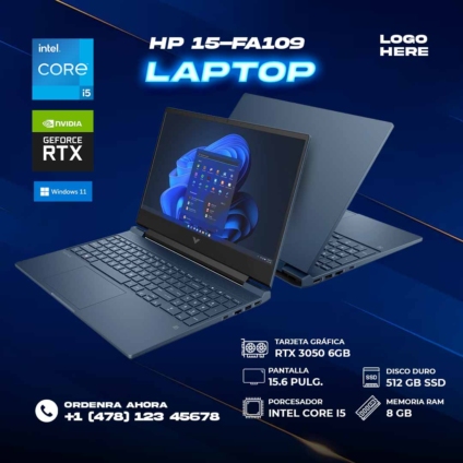 Flyer Promocional para computadora, pc, laptop, tecnologia, accesorios, tech.