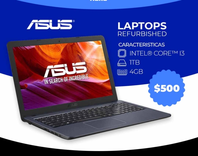 Flyer PSD Editable de Laptop, PC, Tecnologia.