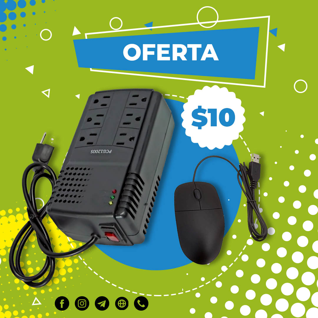 Plantilla Flyer Oferta Accesorios de Computadoras PSD Editable
