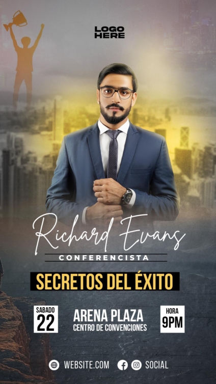 flyer evento corporativo