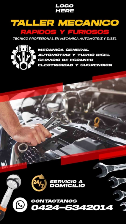 flyer mecanica automotriz