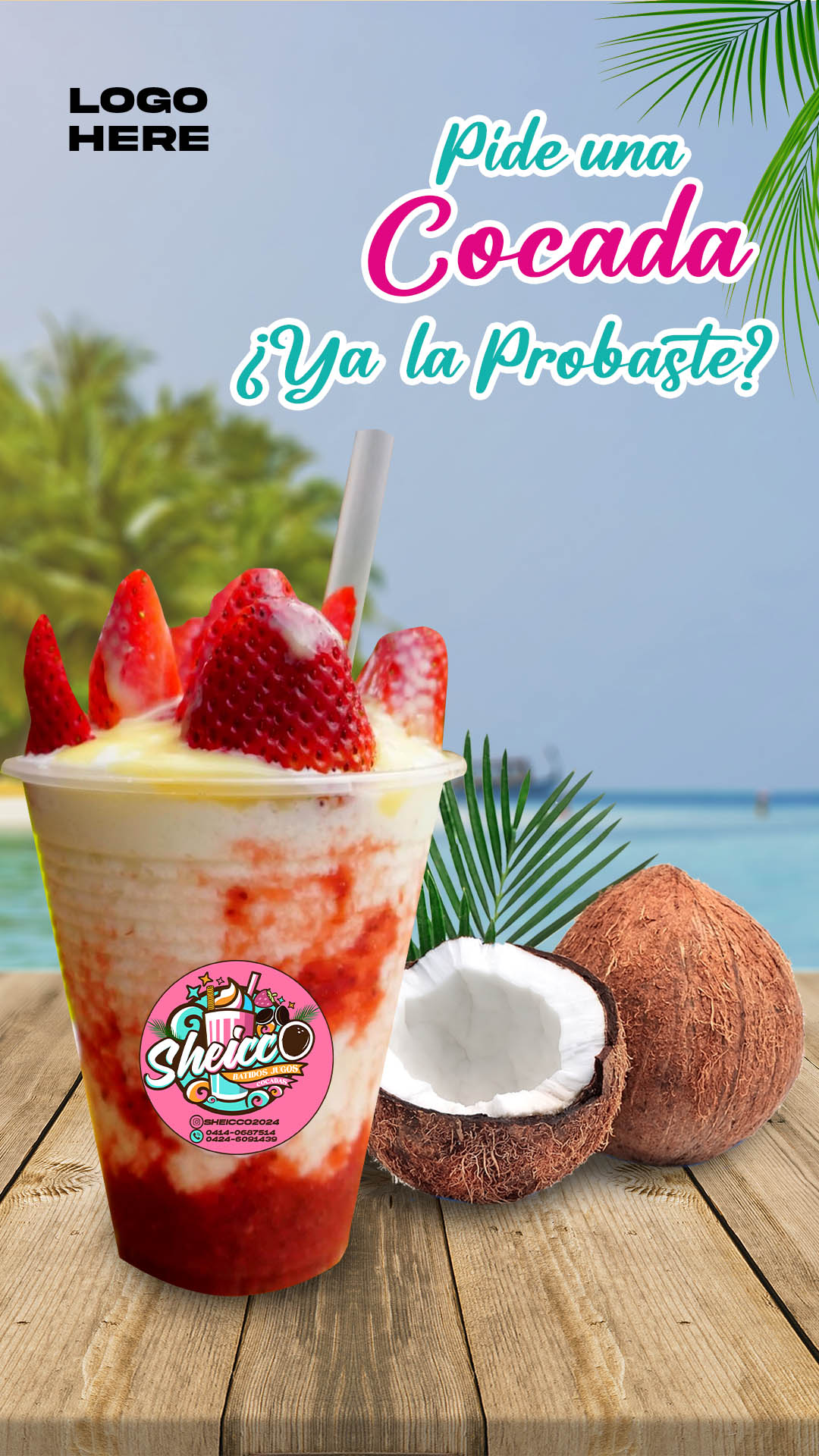 Flyer cocada PSD