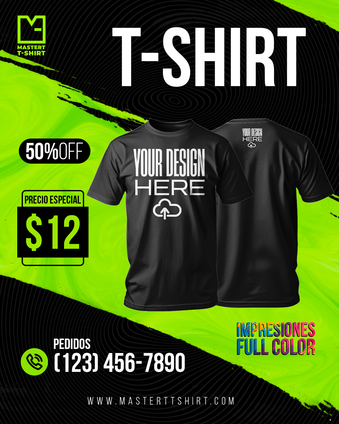 Flyer Camisetas PSD
