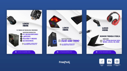 Flyer Tienda de Tecnologia Pc y Computadoras