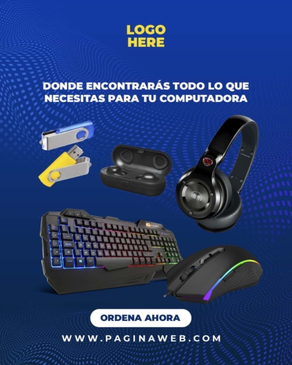 Flyer Tienda de Computación PSD